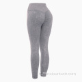 pantalon de fitness pêche sans couture pour femmes